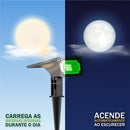 Luminária Espeto Jardim Super Led Energia Solar